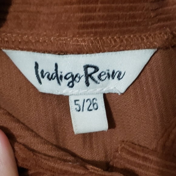 Mini Corduroy overall dress - Picture 3 of 4